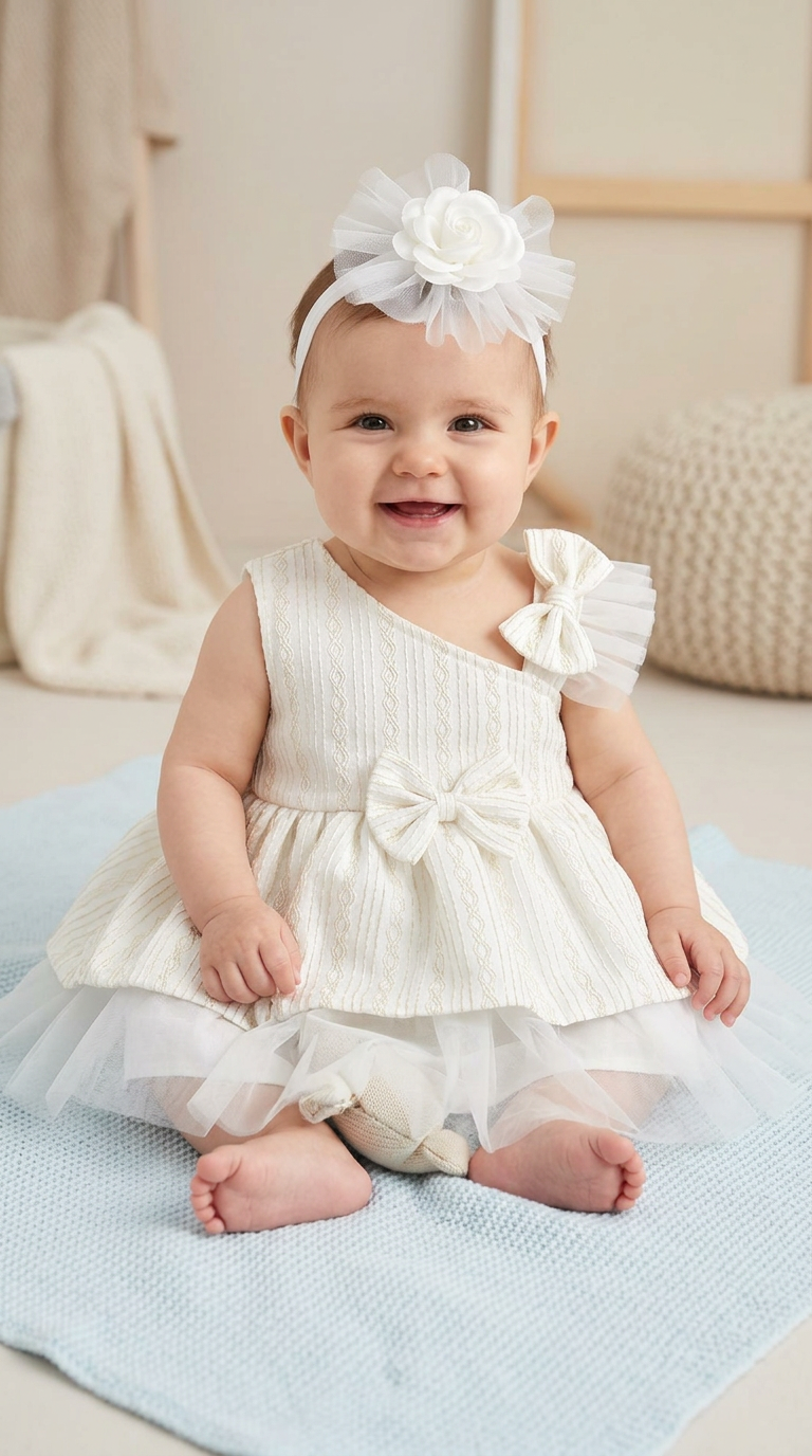 Baby White Dress view 7