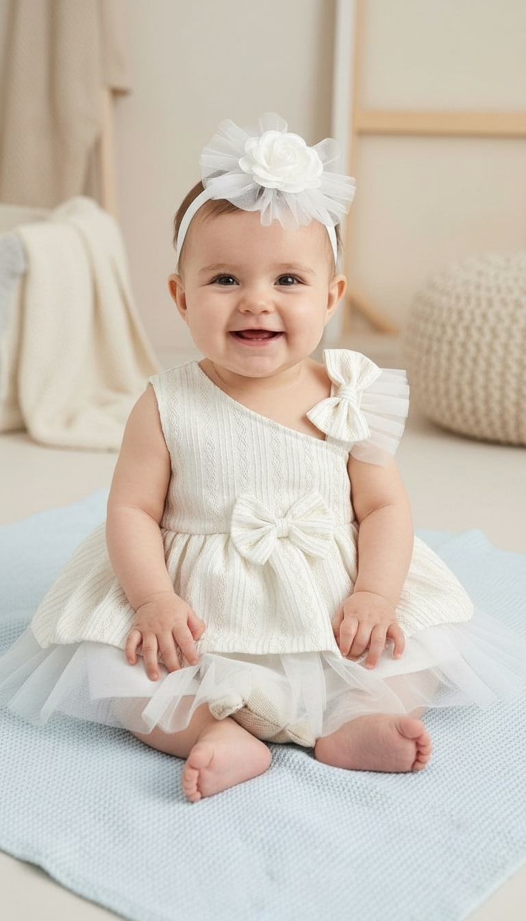 Baby White Dress view 6