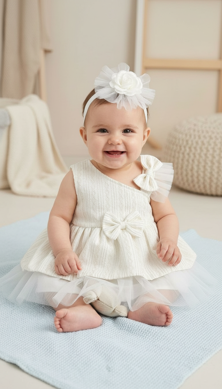 Baby White Dress view 5