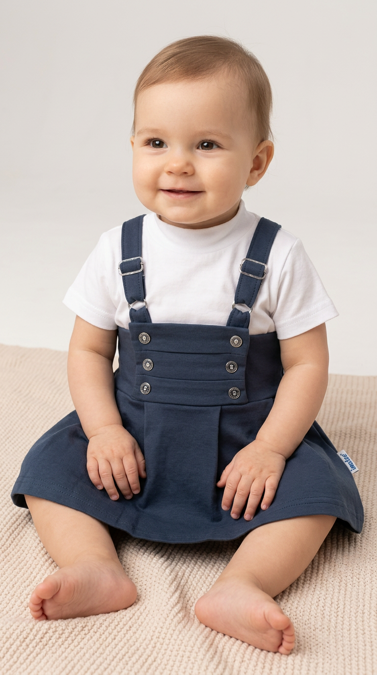 Blue Chic Baby Dress view 6