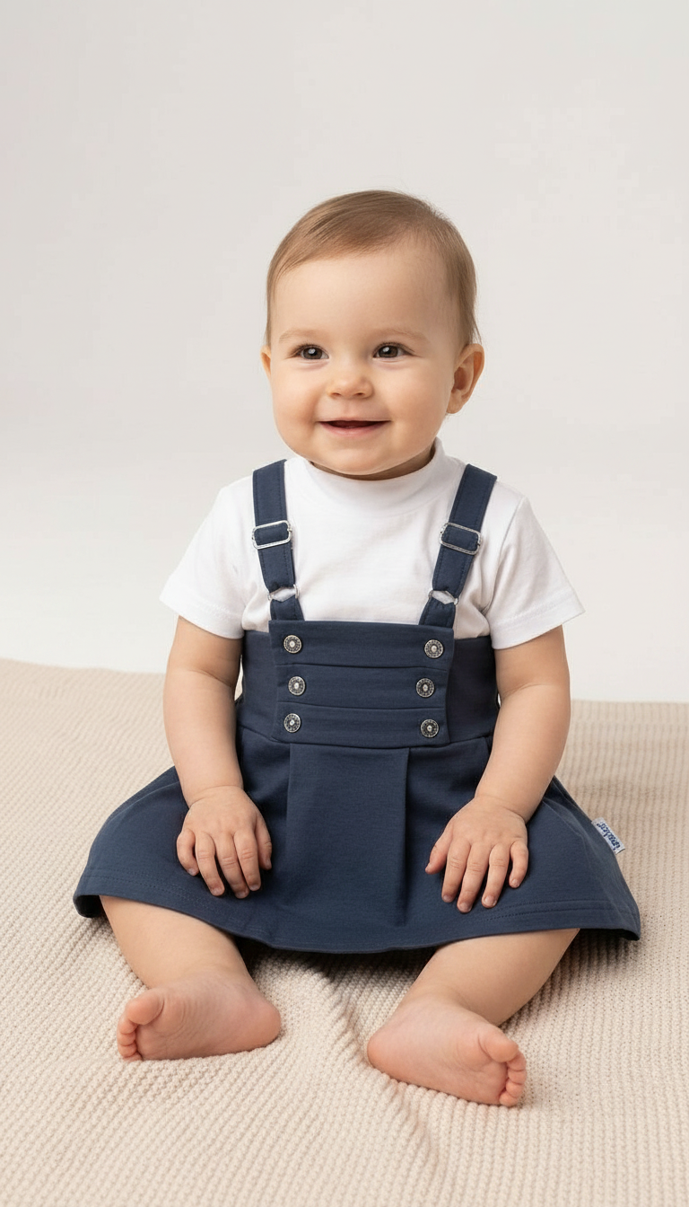 Blue Chic Baby Dress view 5