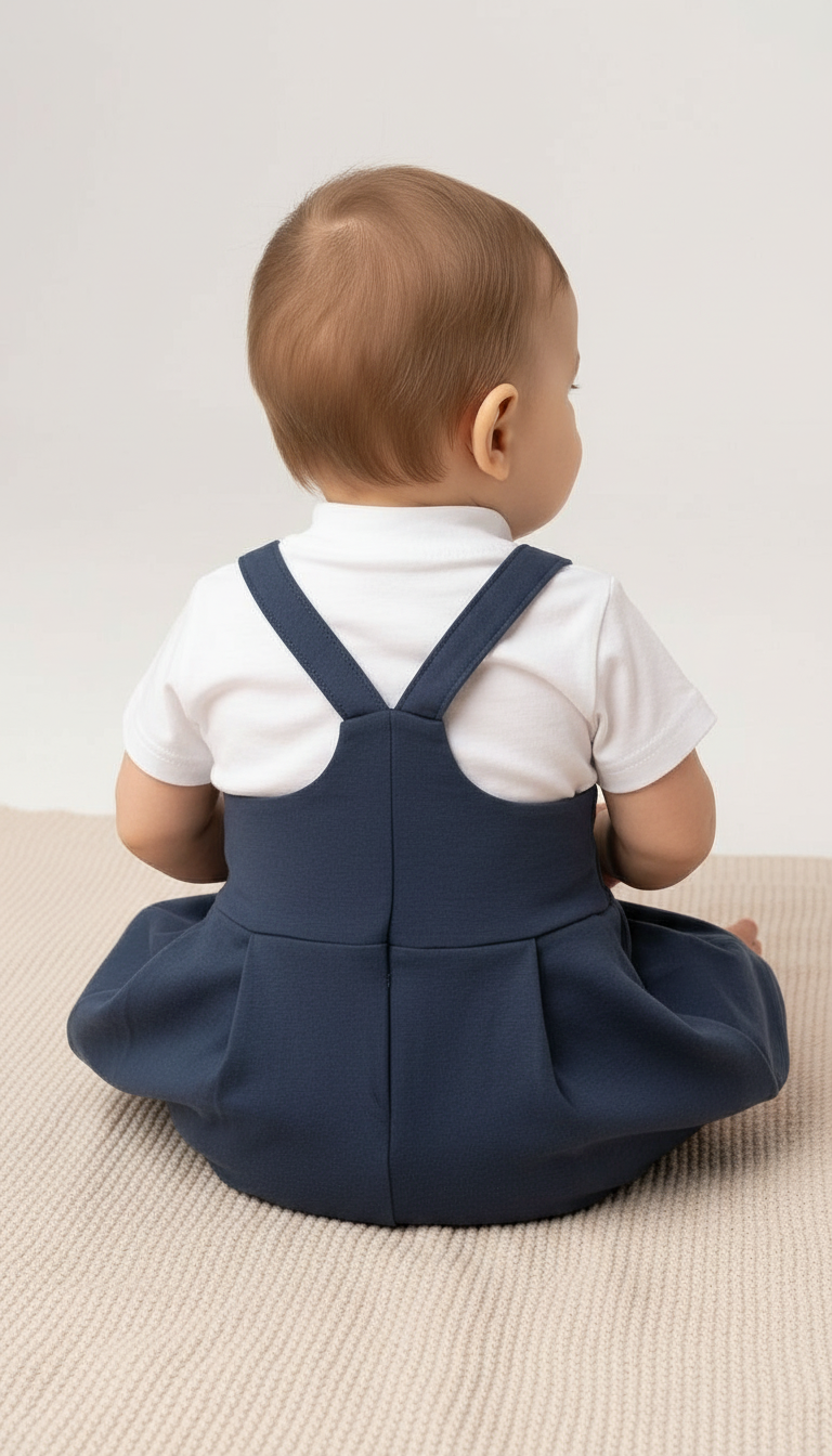 Blue Chic Baby Dress view 3