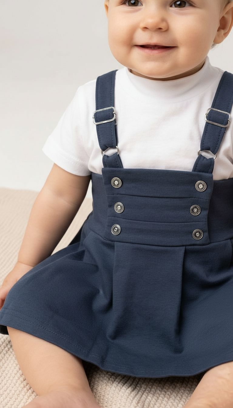 Blue Chic Baby Dress view 4