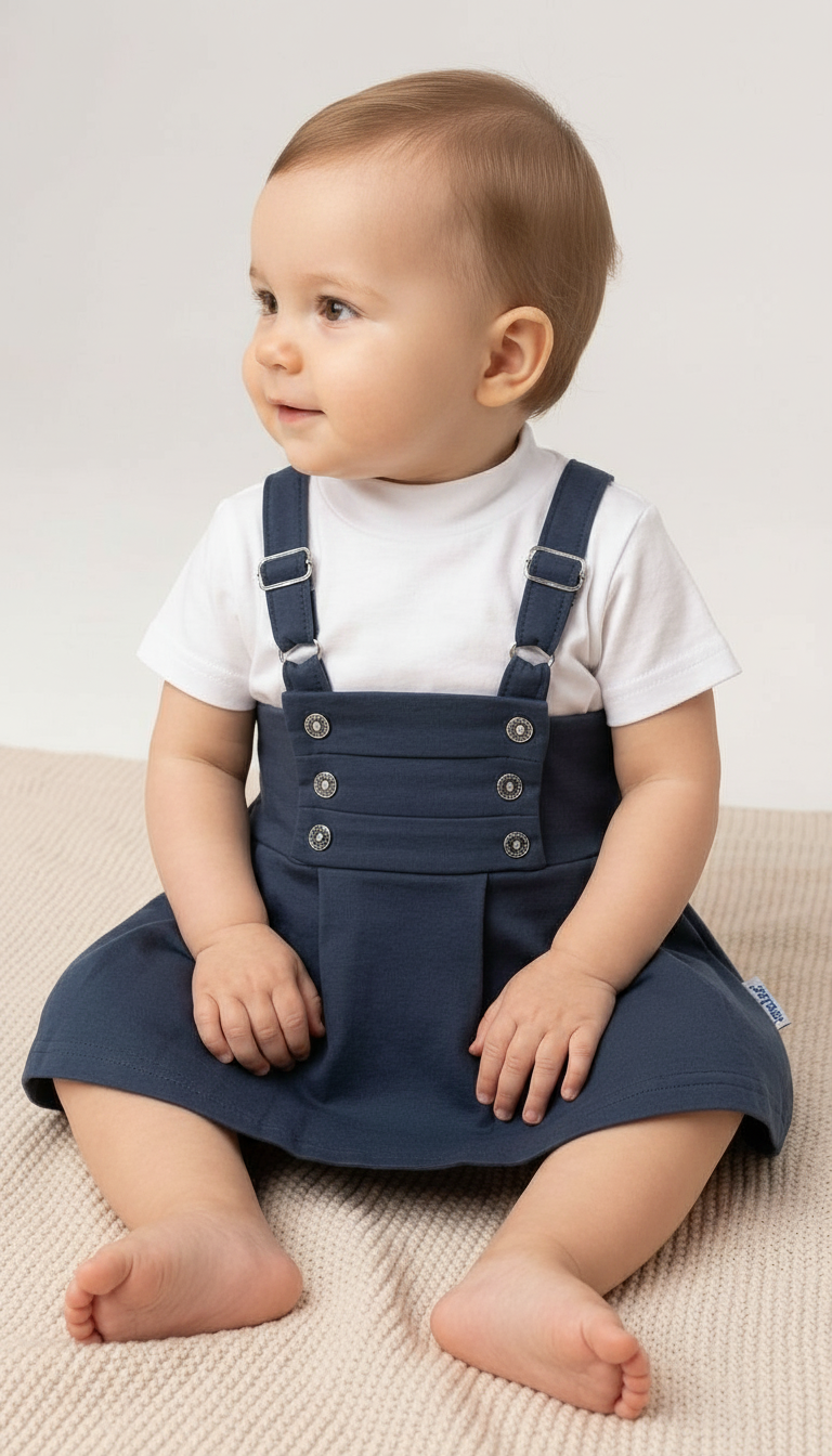 Blue Chic Baby Dress view 2