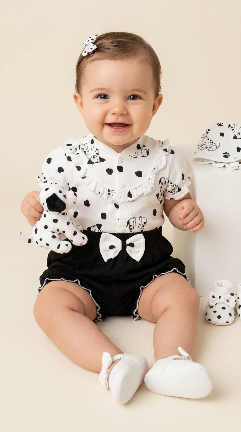 Dalmatian Baby Outfit view 5