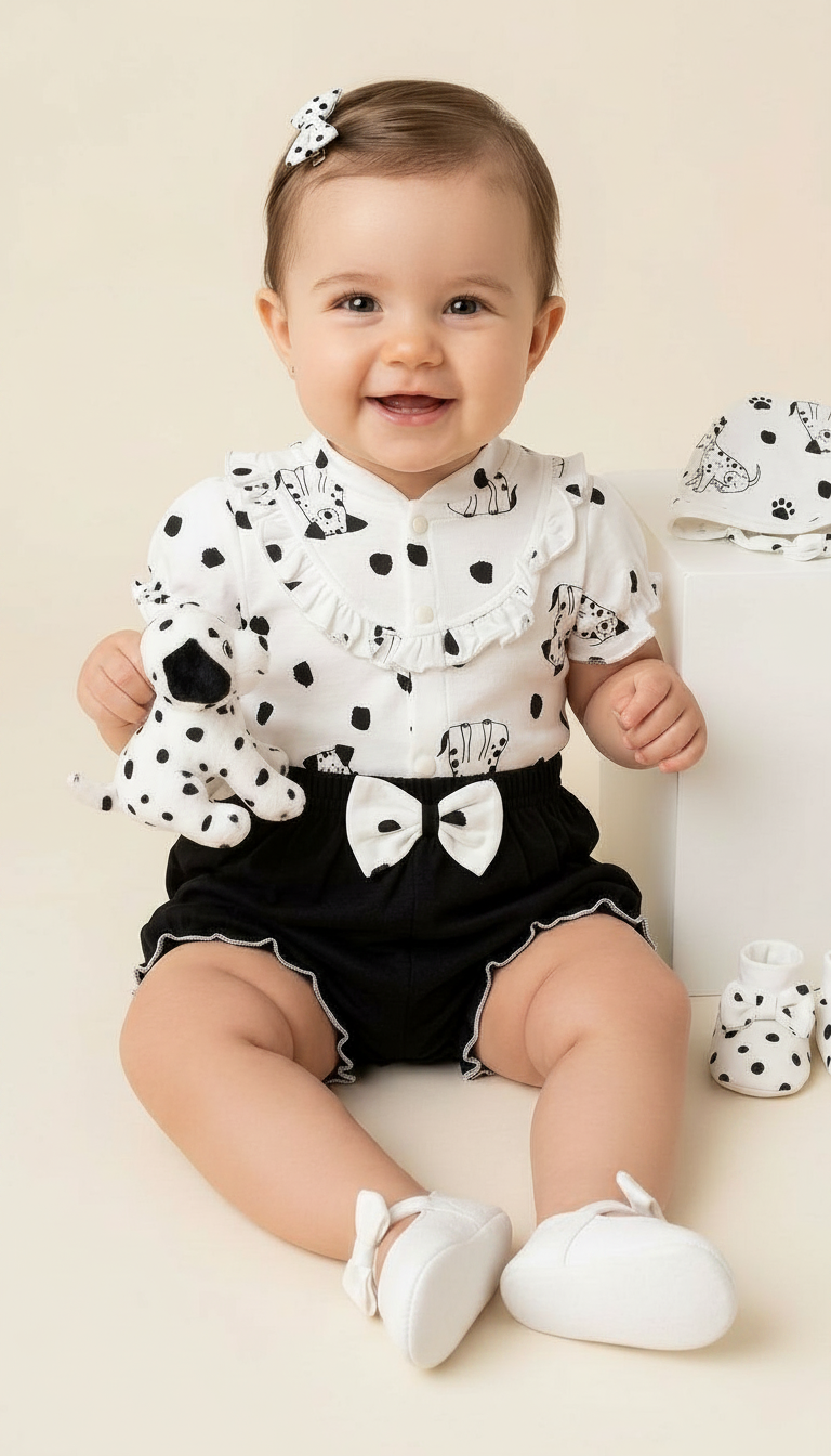 Dalmatian Baby Outfit view 4