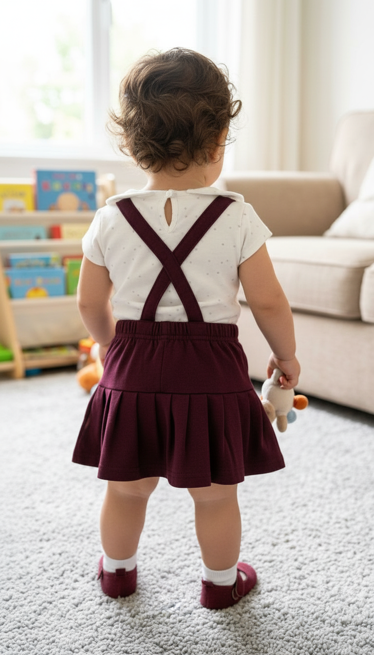 Baby Suspender Skirt Set view 2