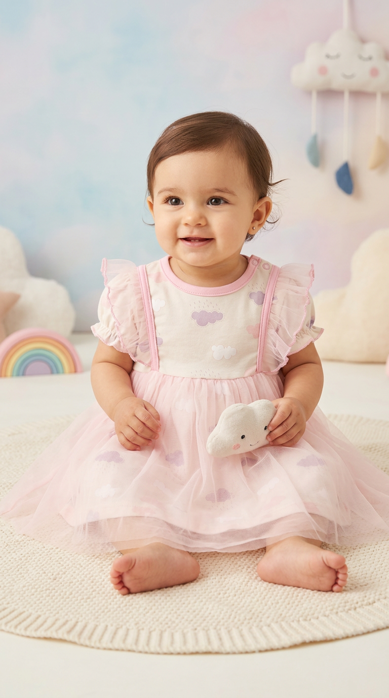 Little Cloud Baby Dress view 5