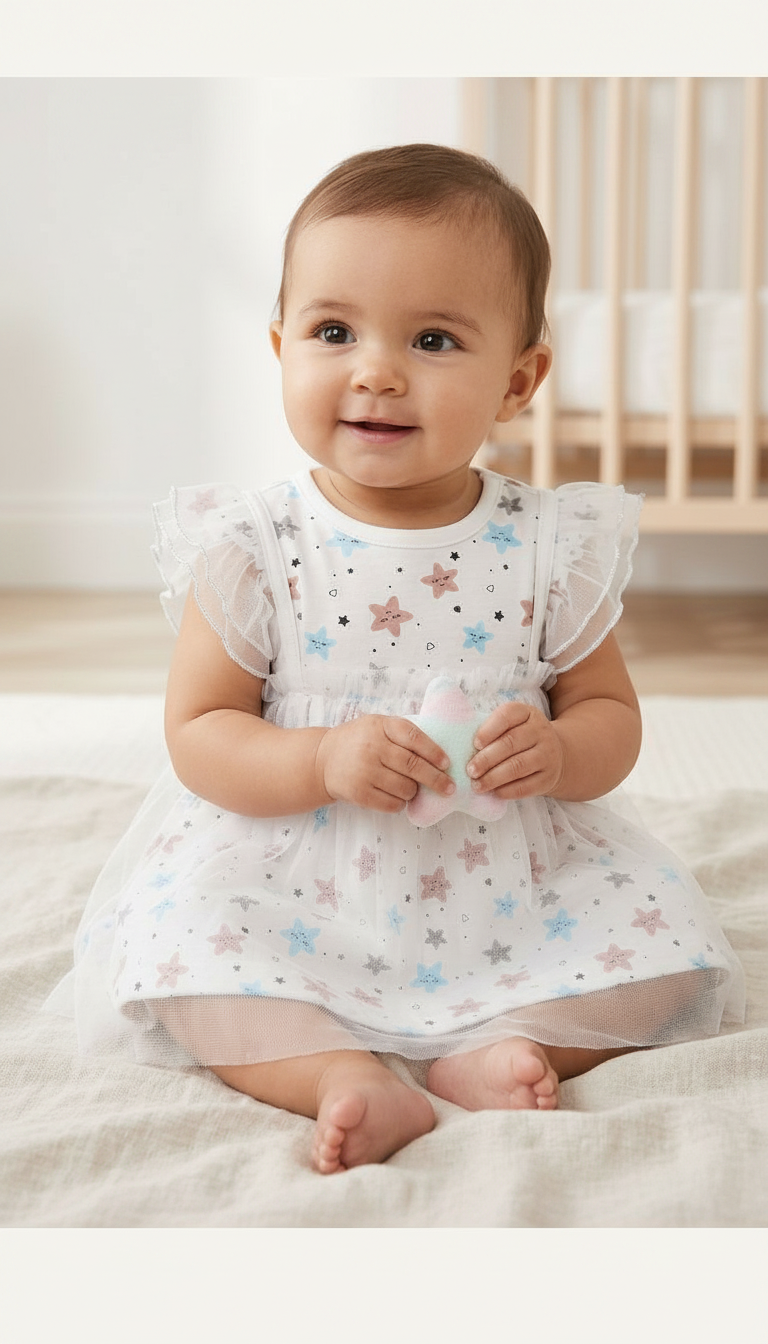 The Whimsy Star-Face Tulle Dress view 3