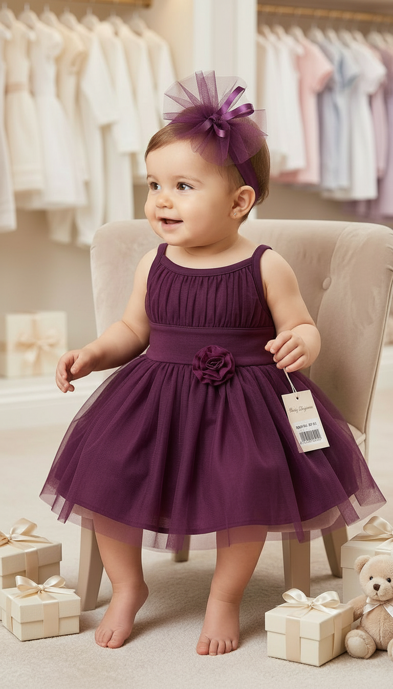 Purple Baby Dress view 2