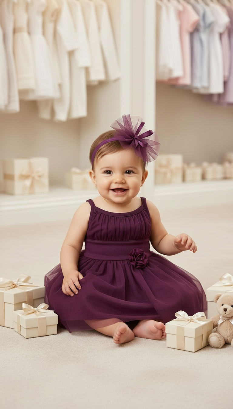 Purple Baby Dress view 5
