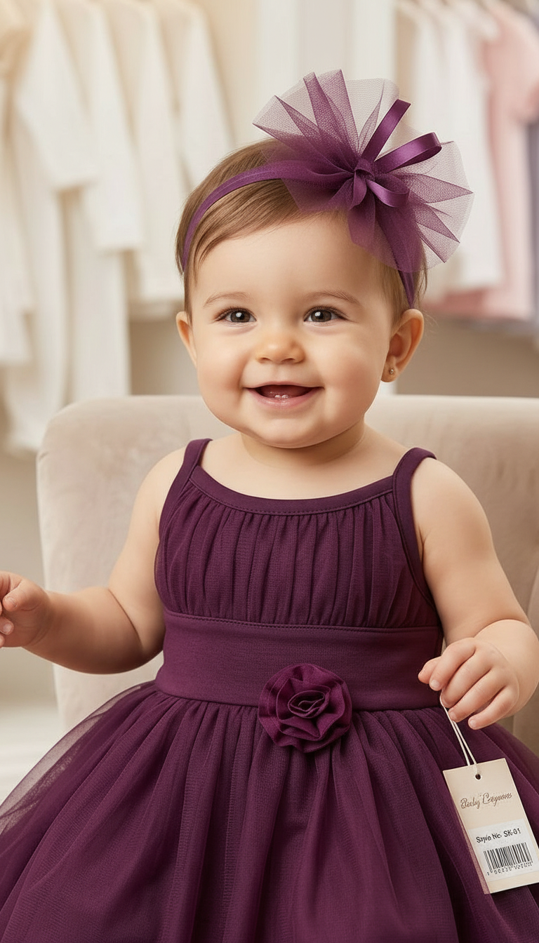 Purple Baby Dress view 3