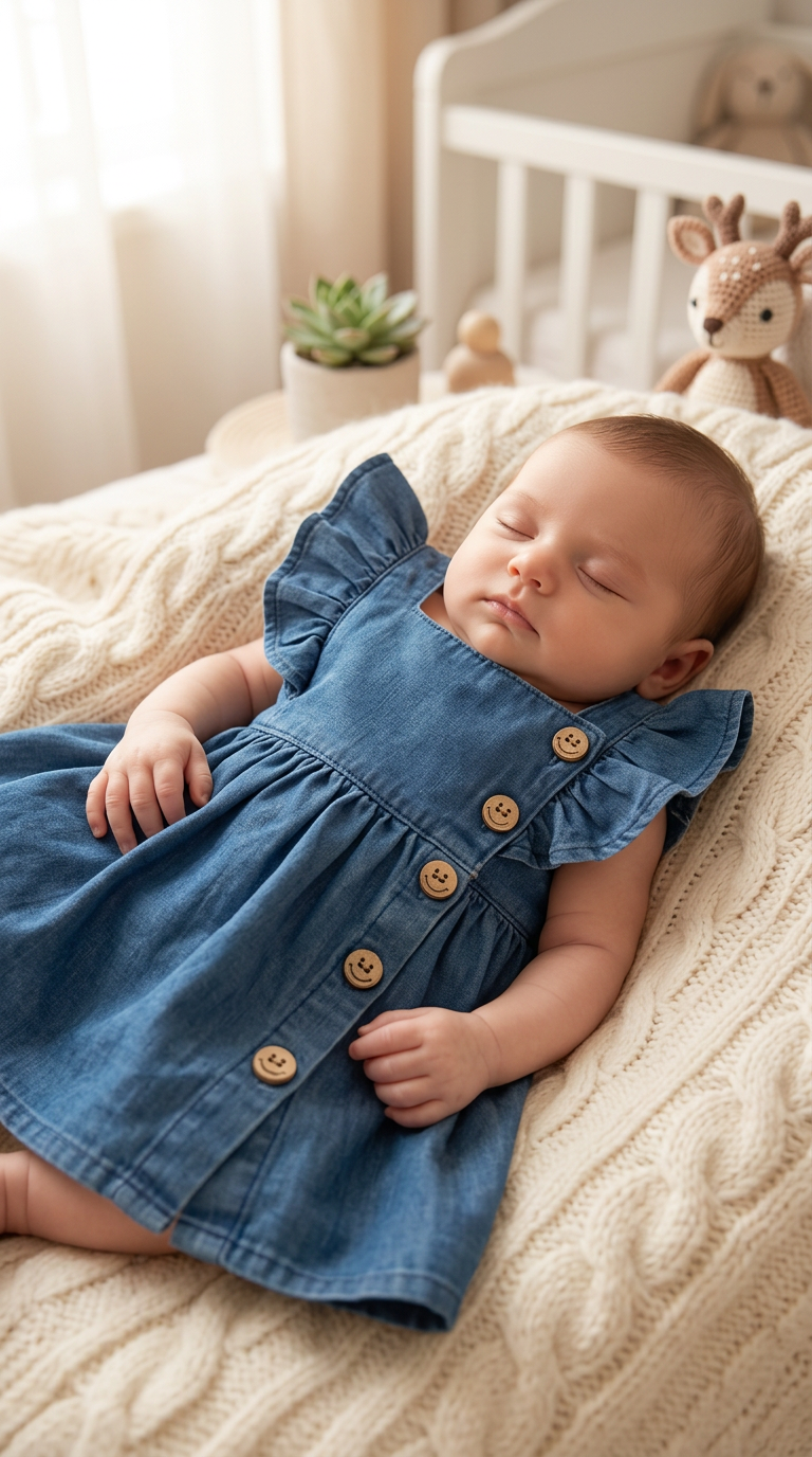Denim Baby Dress view 5