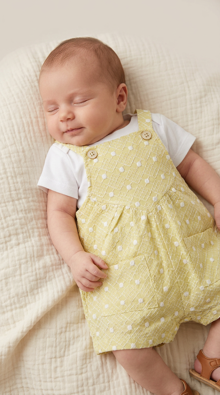 Yellow Baby Romper view 5