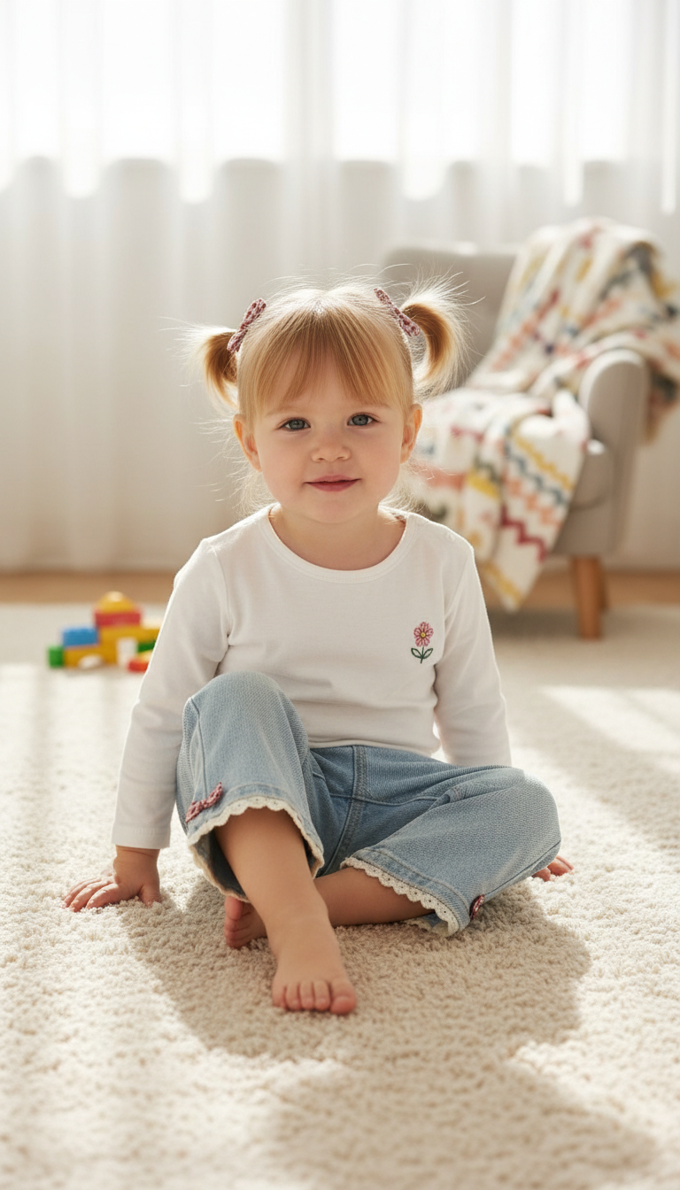 Cute Kids Denim Jeans view 6