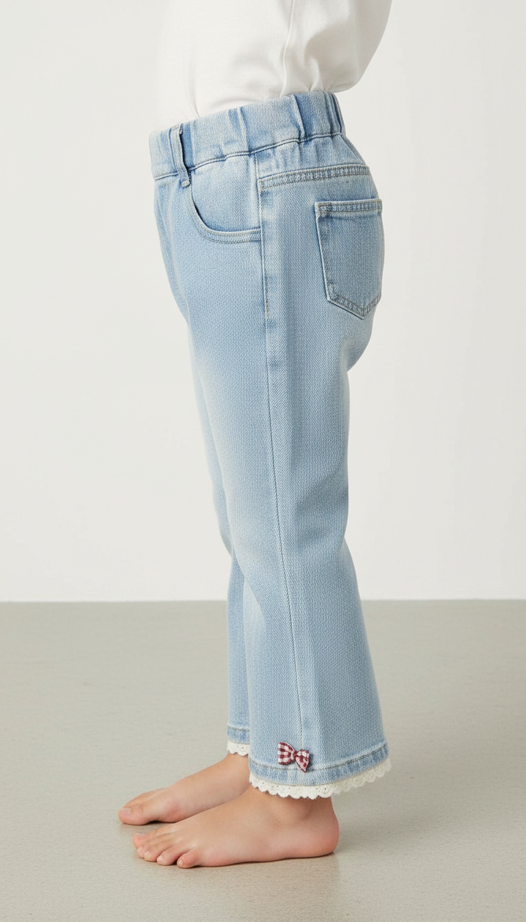 Cute Kids Denim Jeans view 2