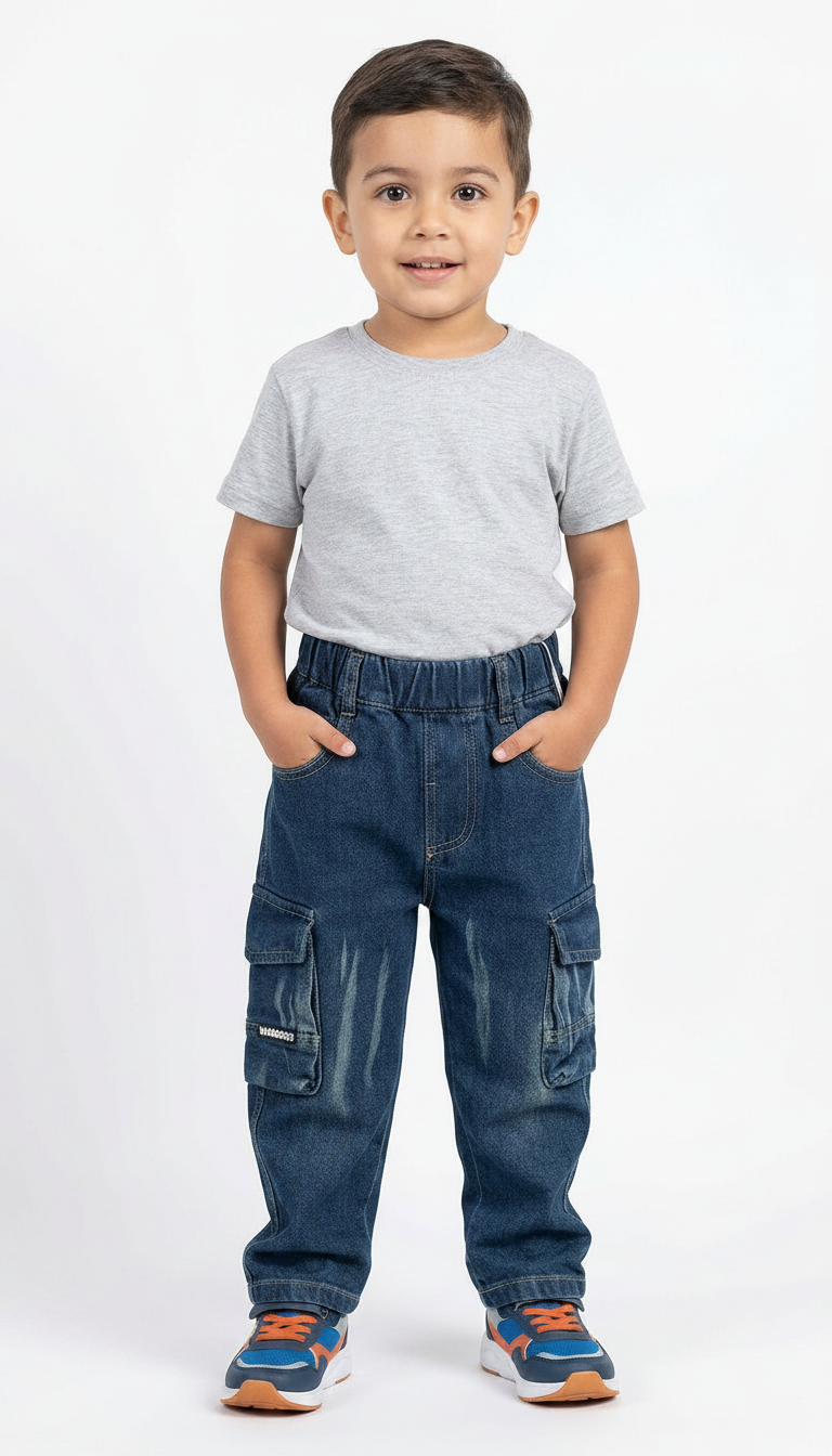 Marigoss Kids Cargo Jeans view 4