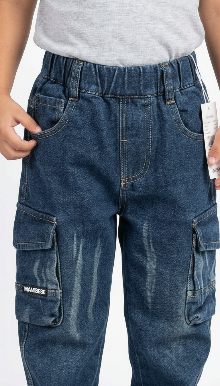 Marigoss Kids Cargo Jeans view 3