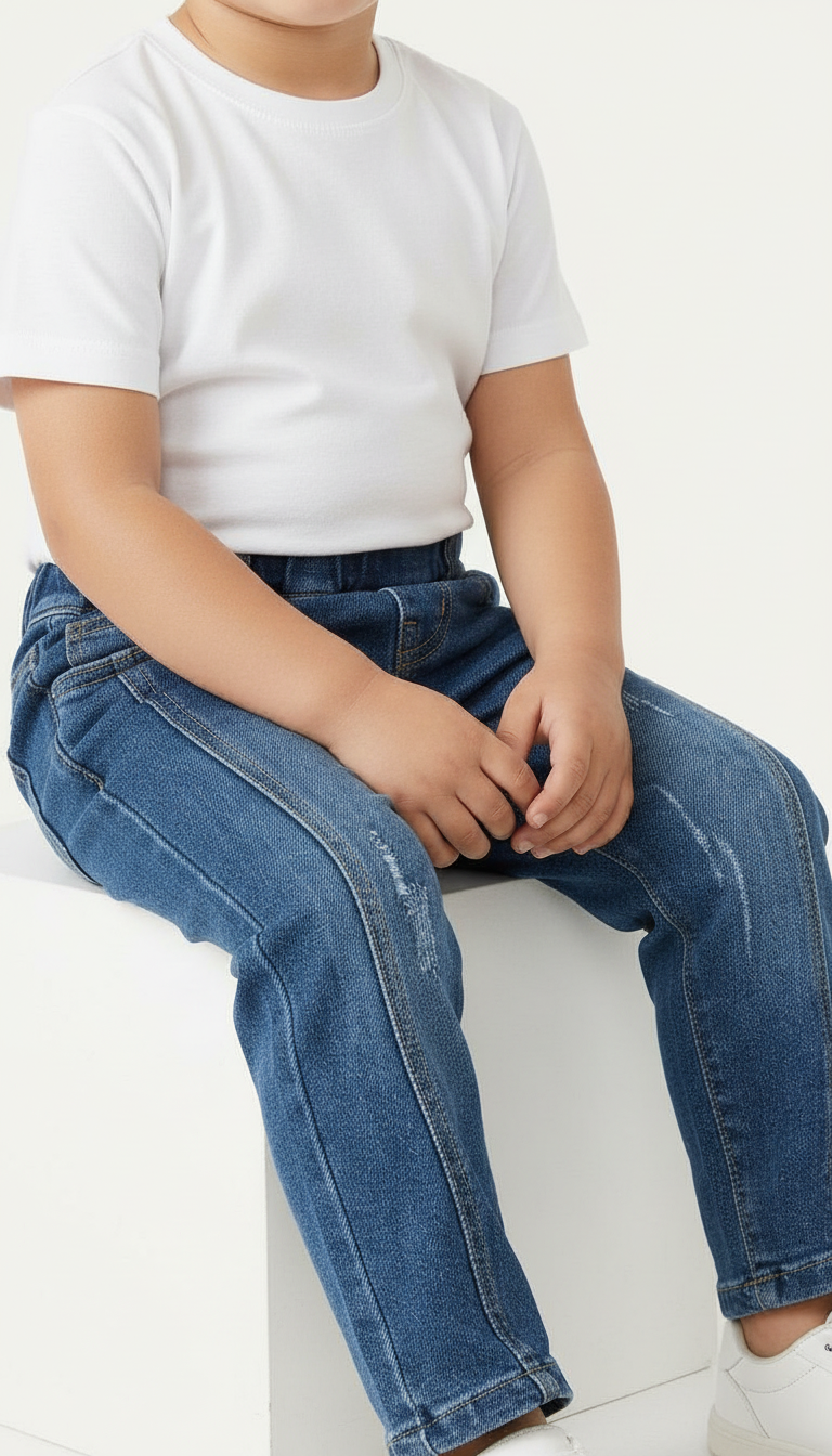 Kids Distressed Jeans view 5