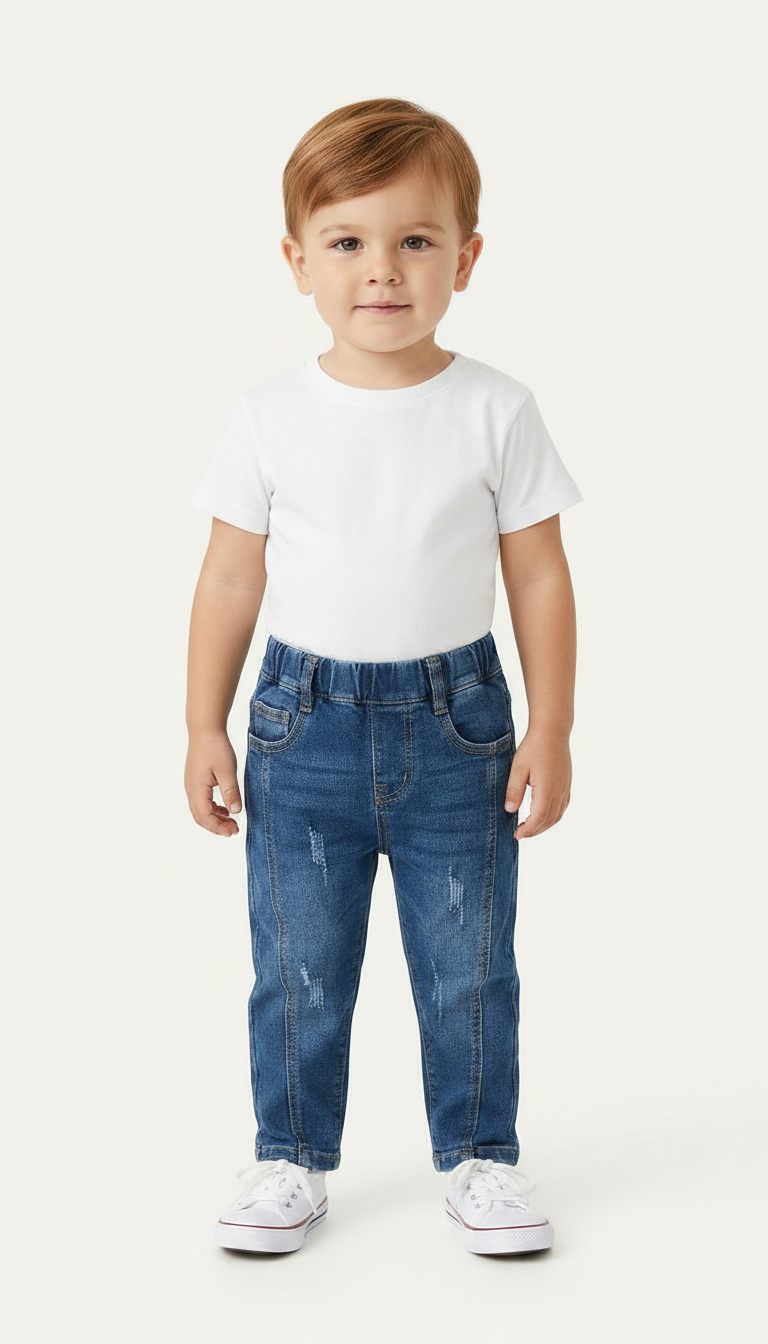 Kids Distressed Jeans view 3