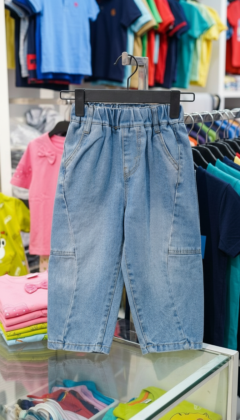 Denim Kids Pants view 2
