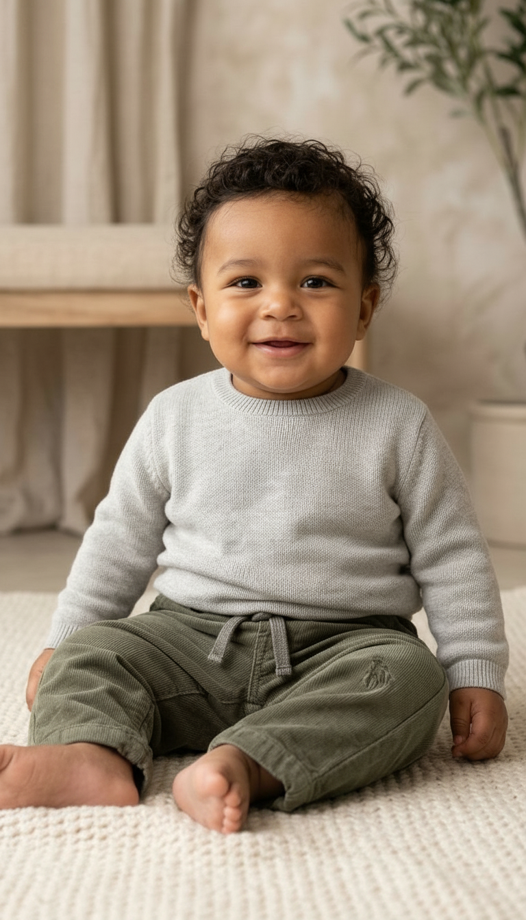Cozy Baby Sweater & Pants Set