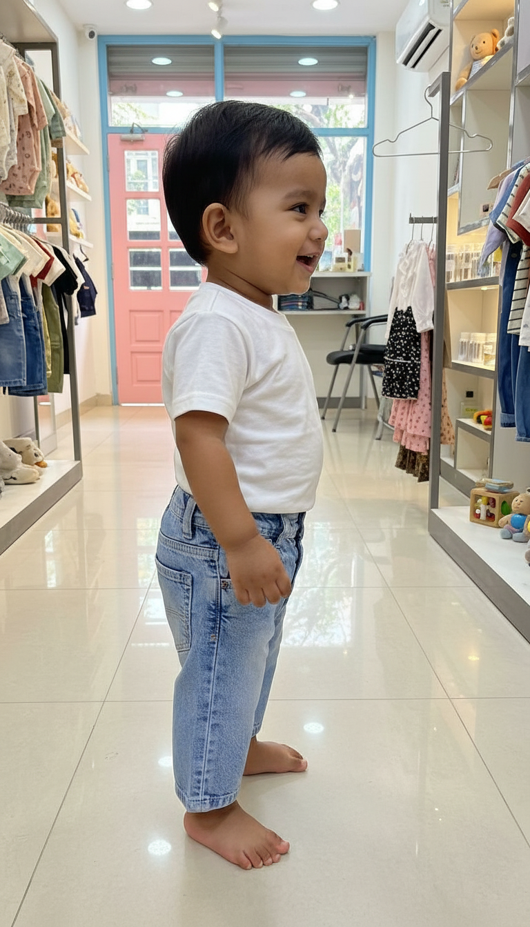 Toddler Denim Jeans view 3