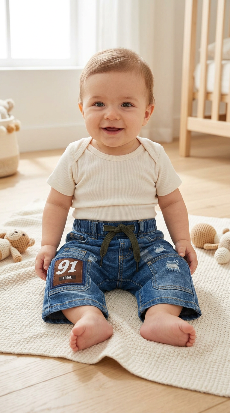 Baby Denim Shorts view 6