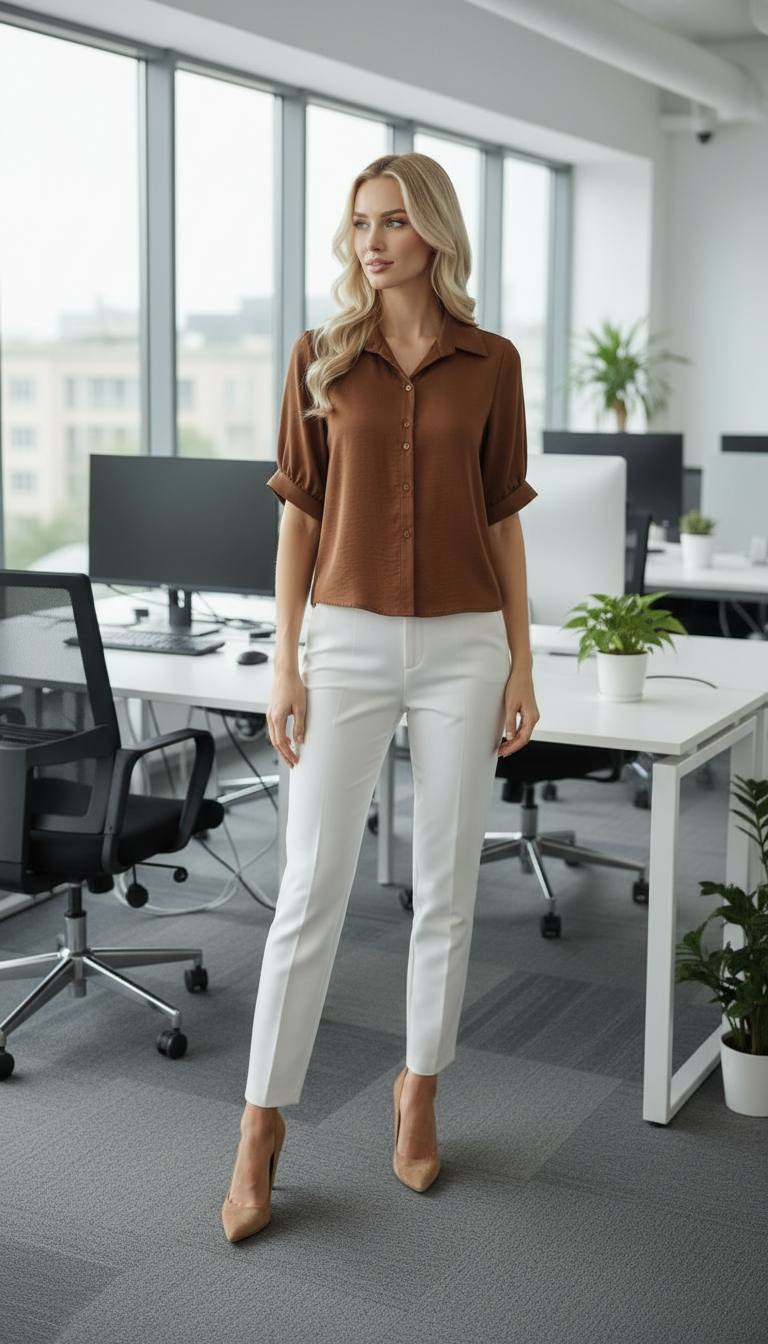 Elegant Office Blouse view 3