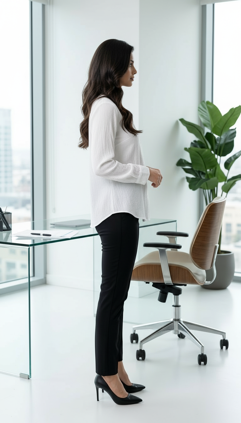 Classic White Office Top view 4