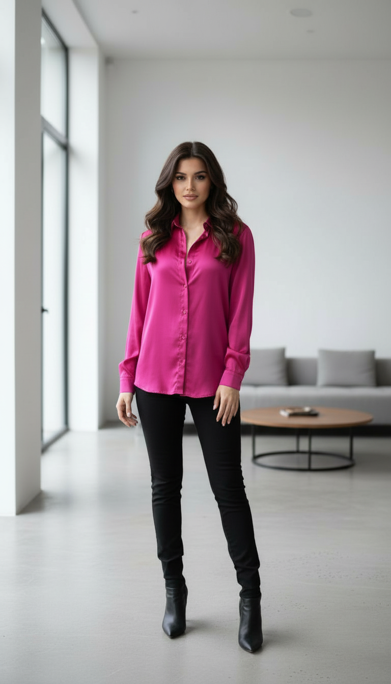 Satin Shirt view 4