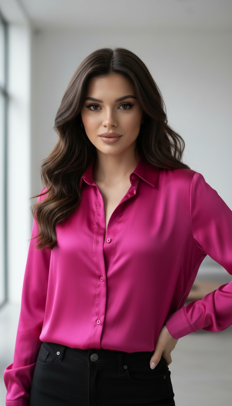 Satin Shirt view 2