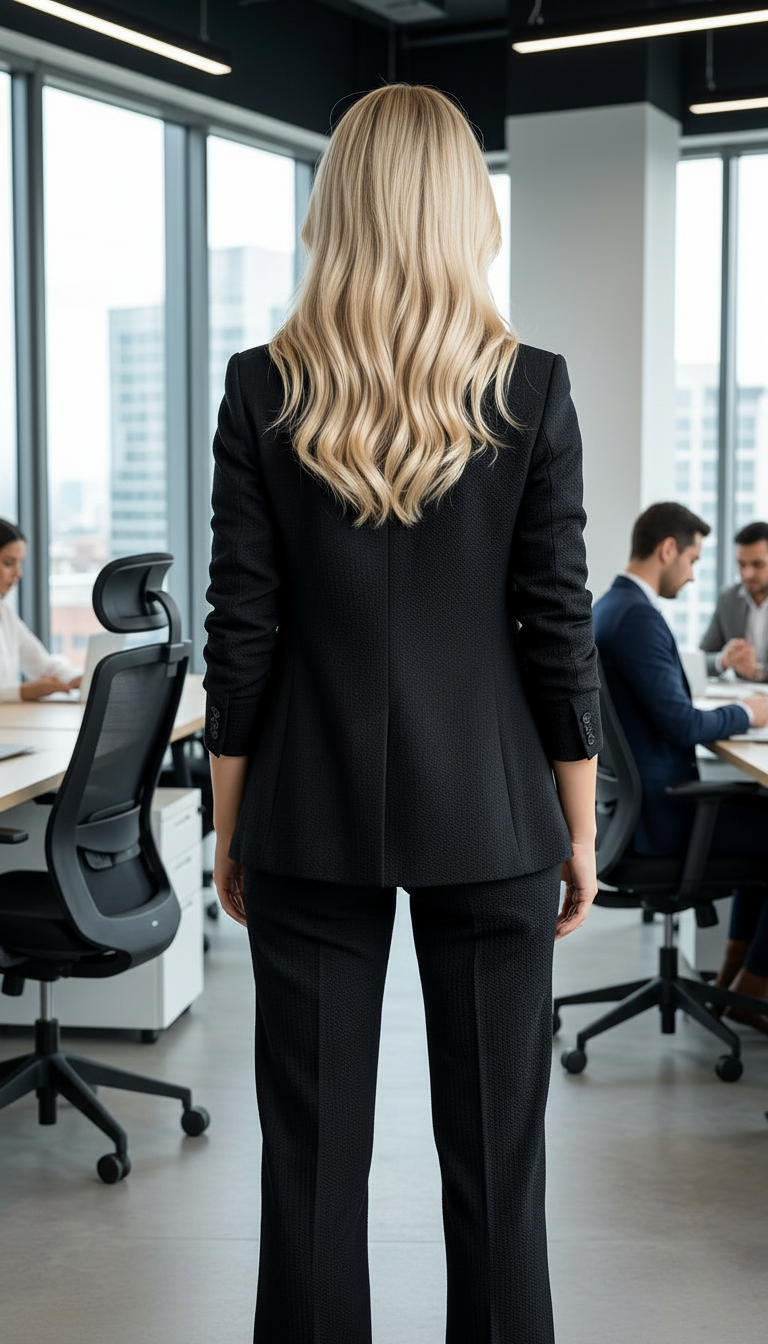 Black Formal Pant view 3