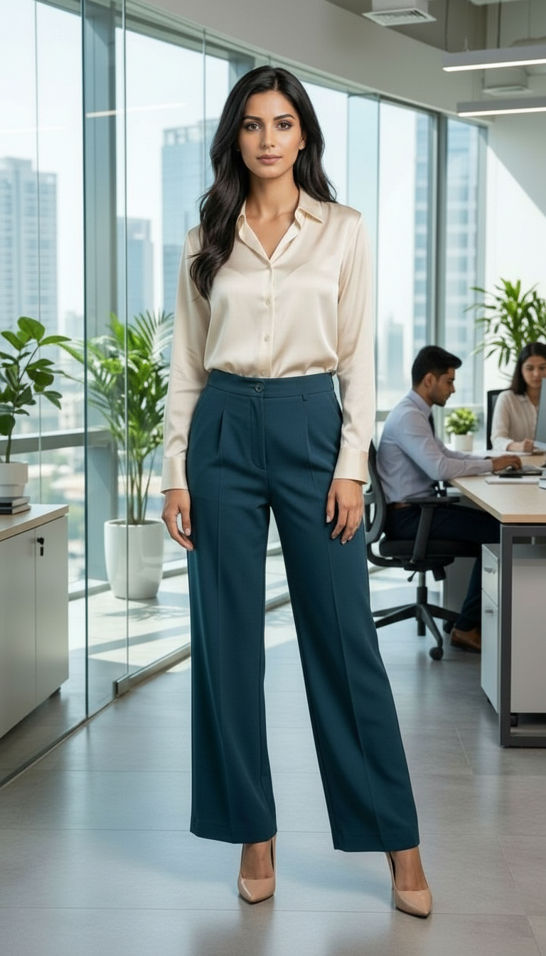 Formal Pant Royal Blue view 3