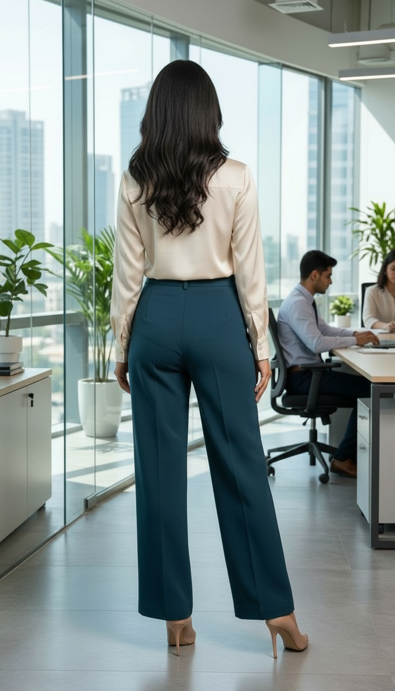 Formal Pant Royal Blue view 4