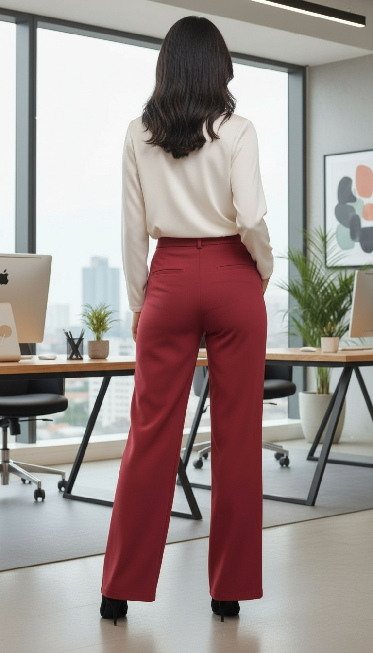 Elegant Wide-Leg Trousers view 4