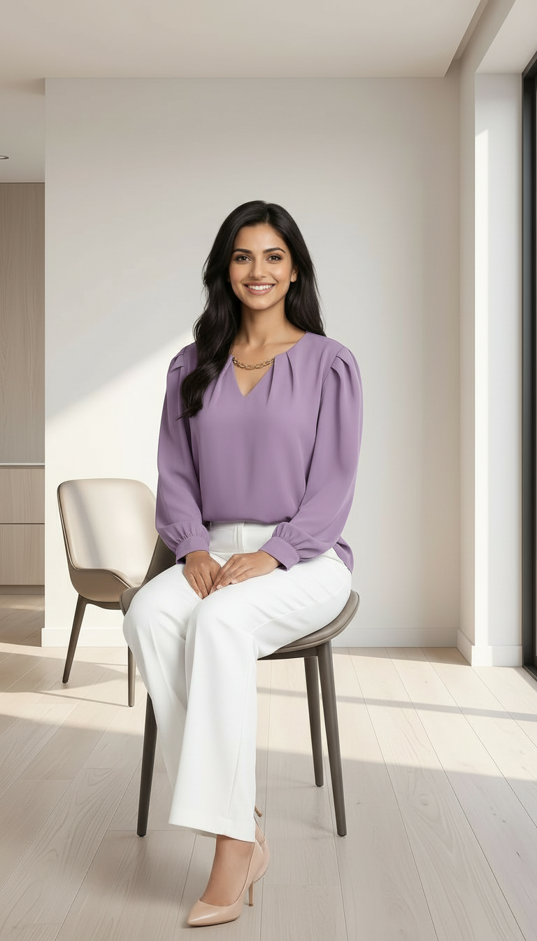 Elegant Lavender Top view 4
