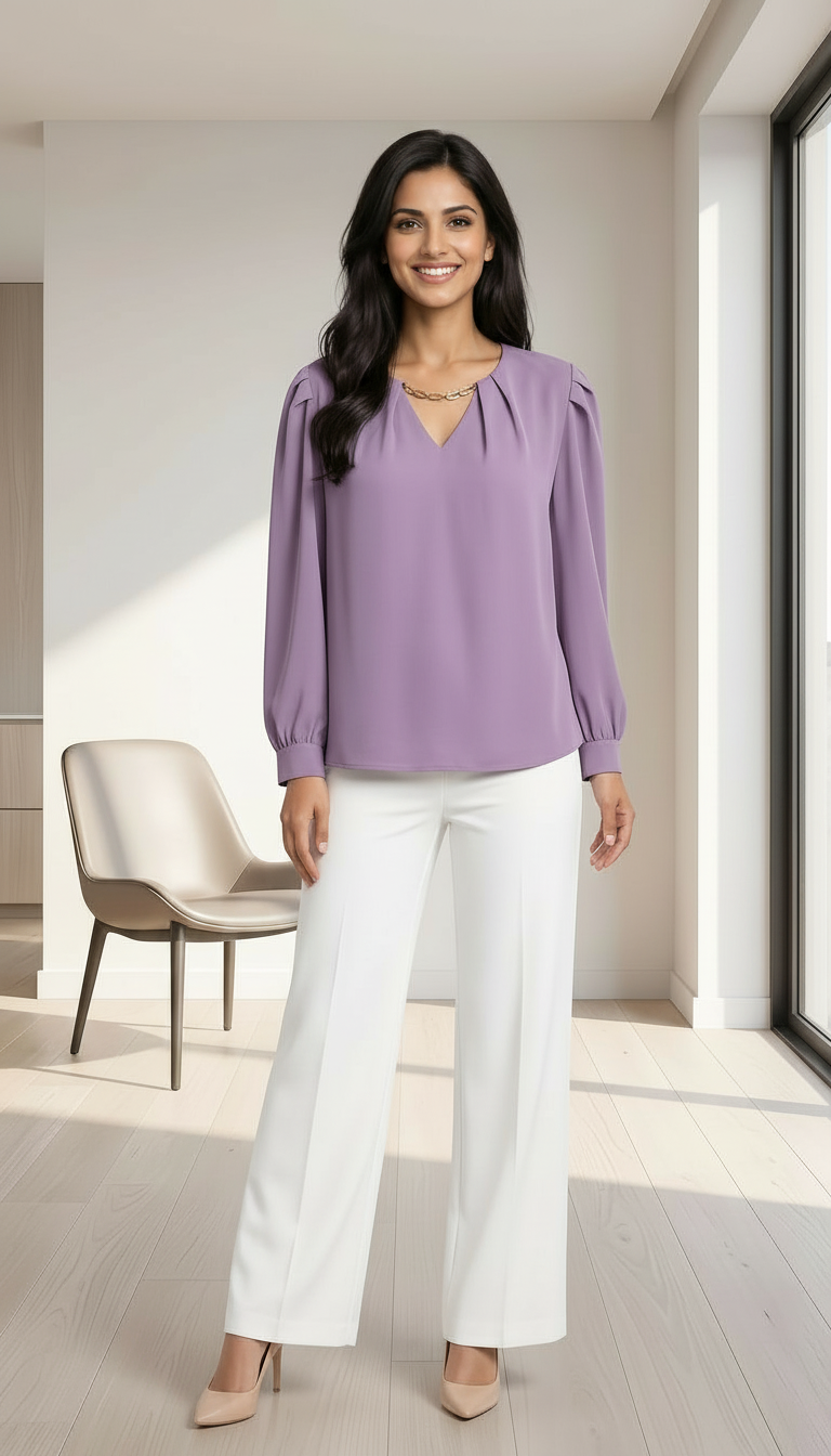 Elegant Lavender Top view 3