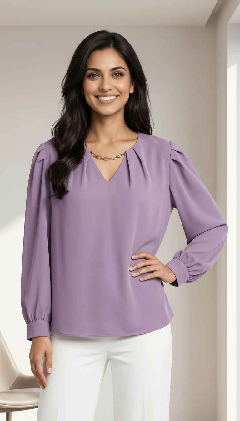 Elegant Lavender Top view 2