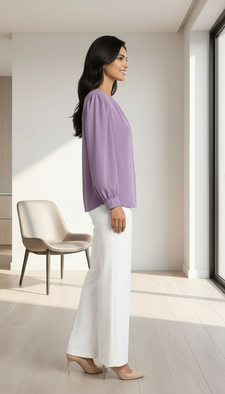 Elegant Lavender Top view 5