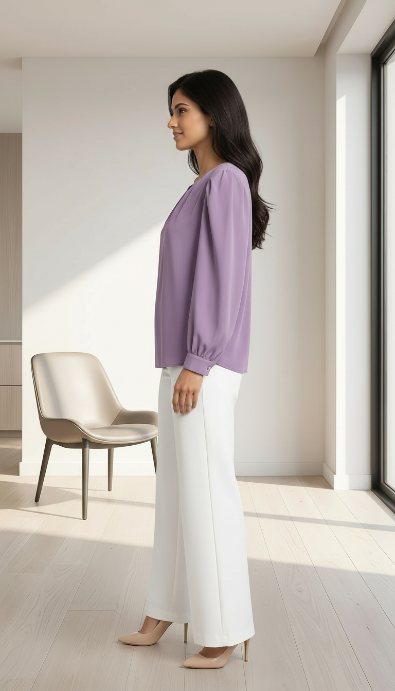 Elegant Lavender Top view 6