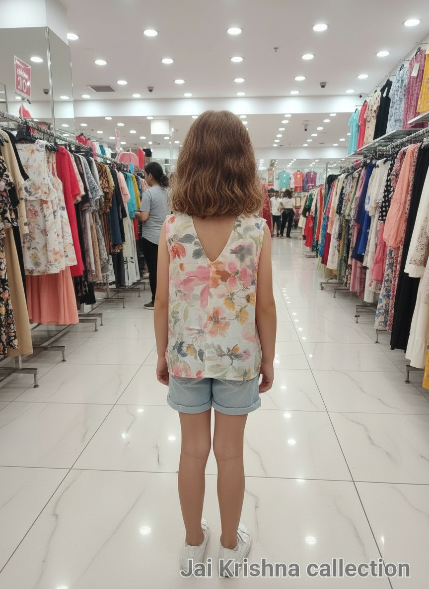 Floral Printed Top - Jai Krishna Collection view 4