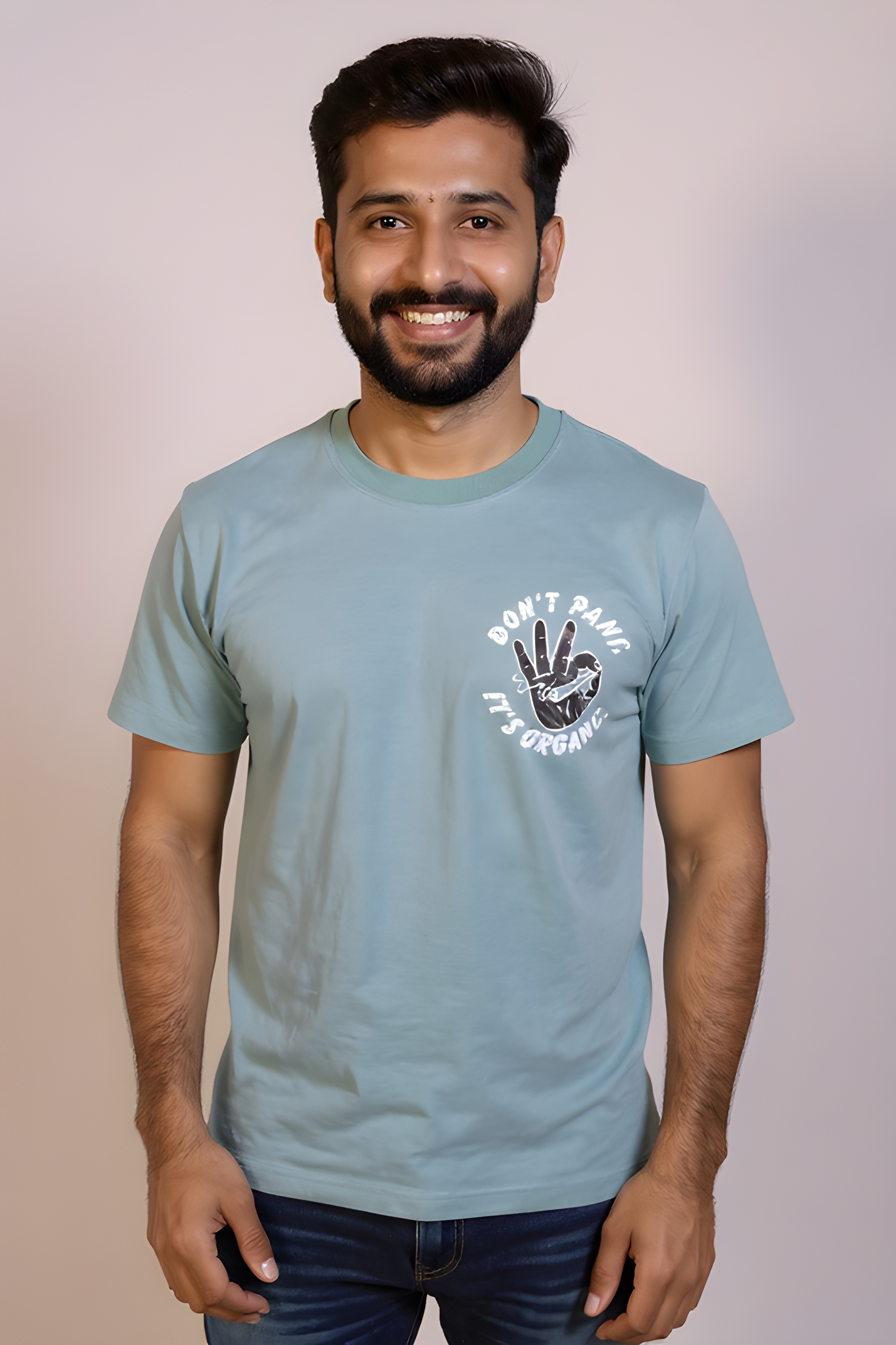 Humane Organic T-Shirt. Size M