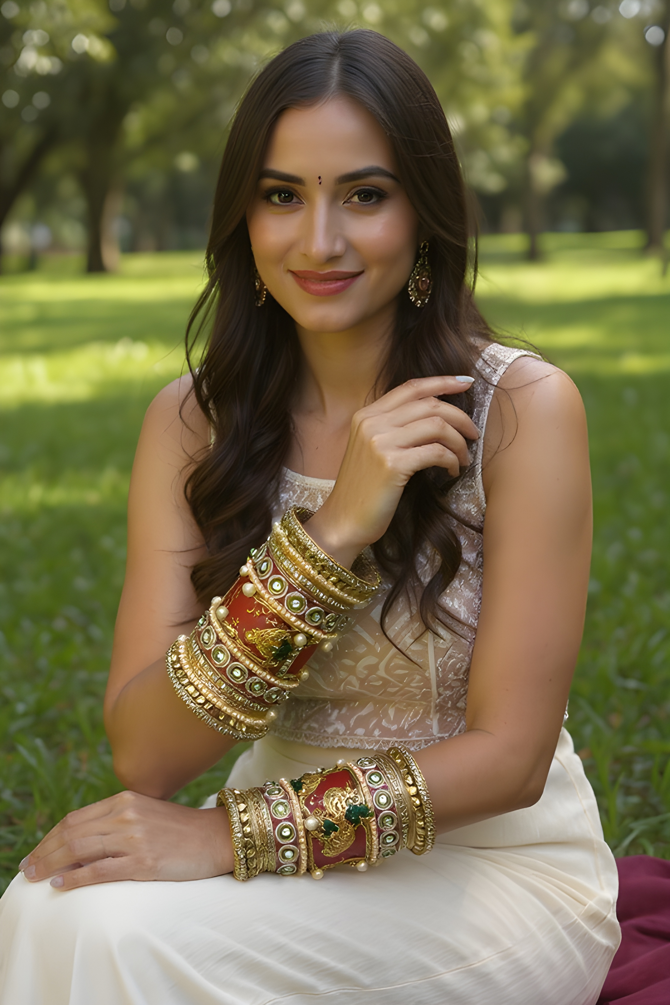 Satoru Traditional Jewellery Set view 2