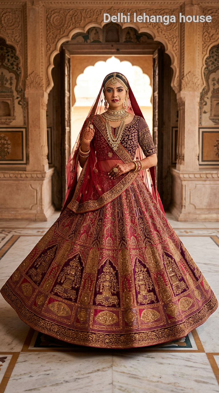 Antique Zardosi Bridal Lehanga