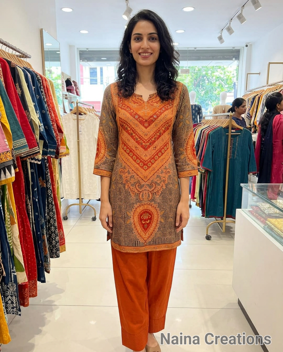 Naina Creations Ethnic Tunic Set