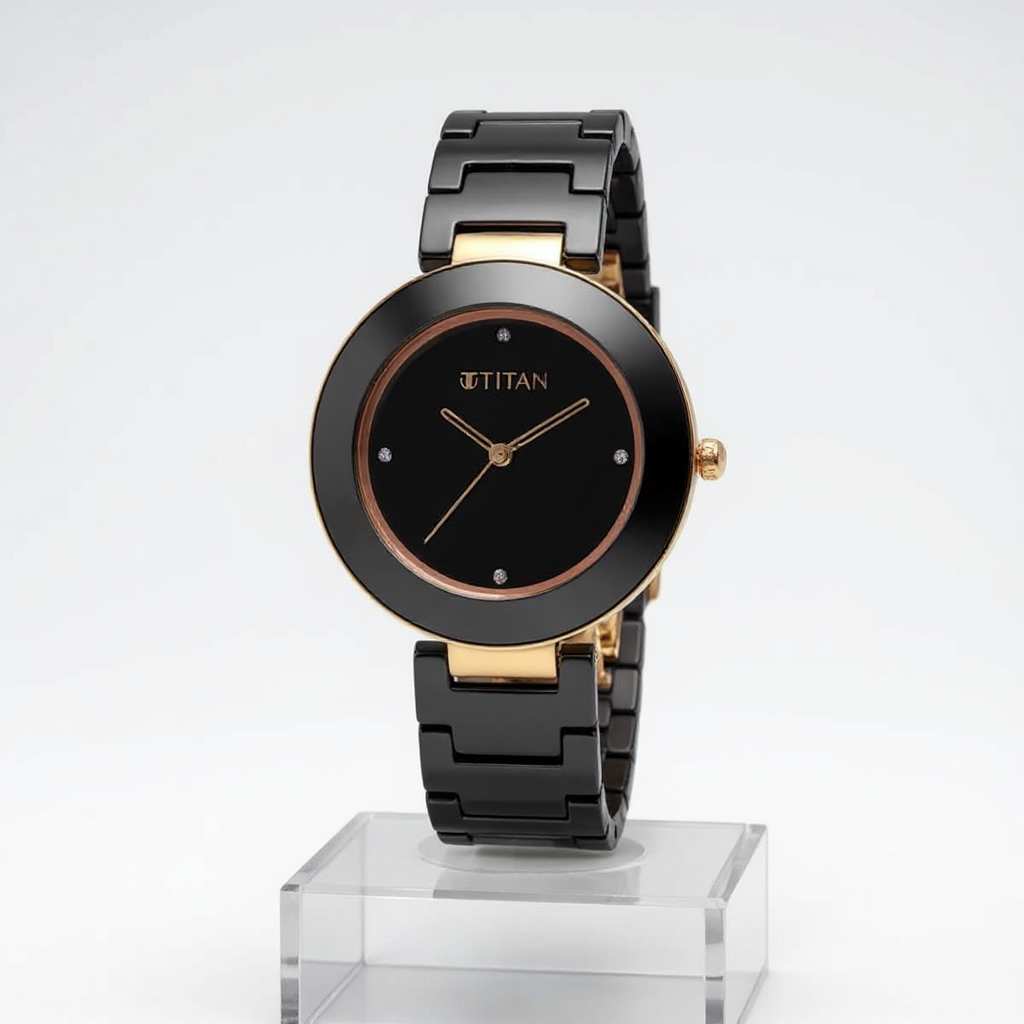 Titan Women Watch NT95189KC02 CERAMIC view 2