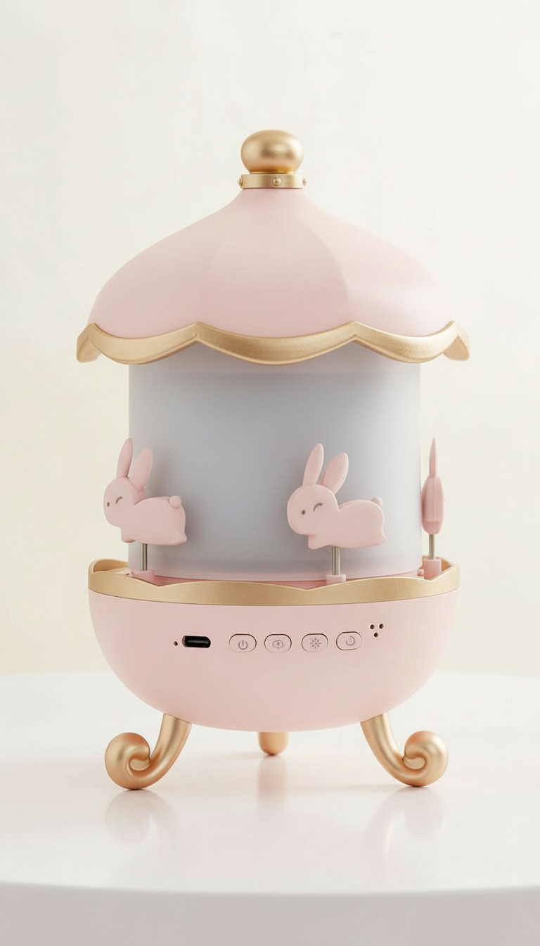 Bunny Carousel Night Light