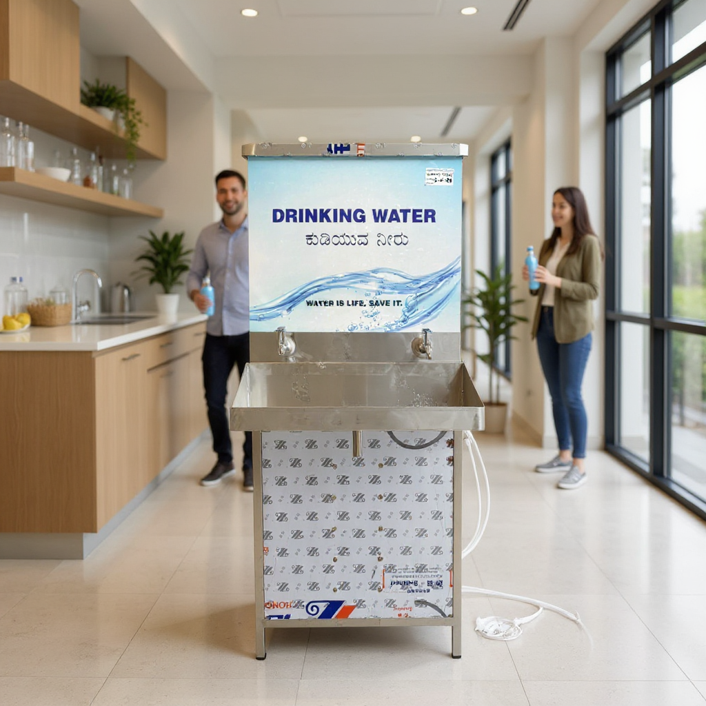 50 LPH RO WITH INBUILT STAINLESS STEEL TANK view 3