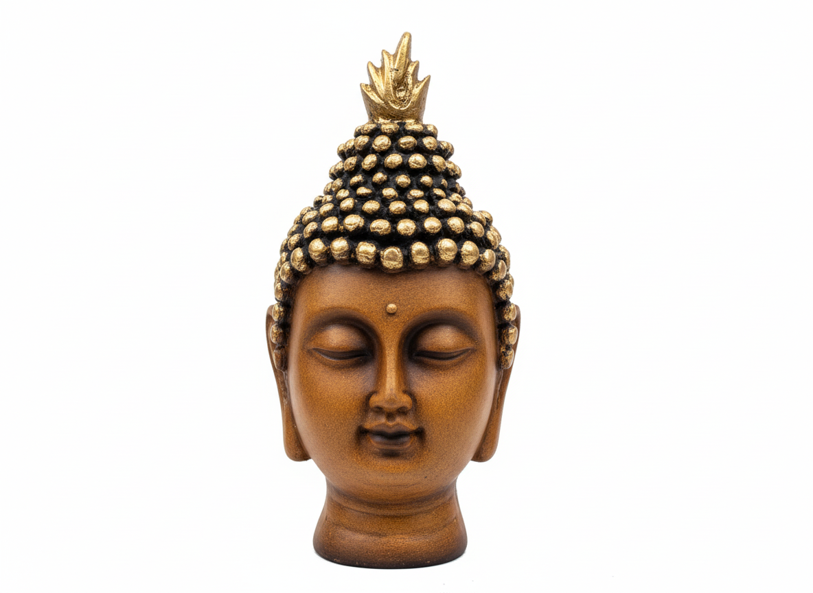 Buddha Head 5" Code:DPLVM140 view 5